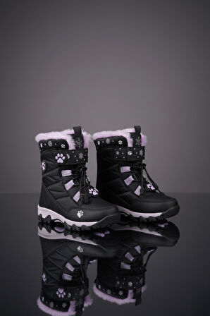 Muggo RAGYER İçi Kürklü Bağcıklı ve Cırtlı Kız Çocuk Bot