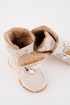 Muggo TWİNKLE İçi Kürklü Bağcıklı ve Cırtlı Kız Çocuk Bot