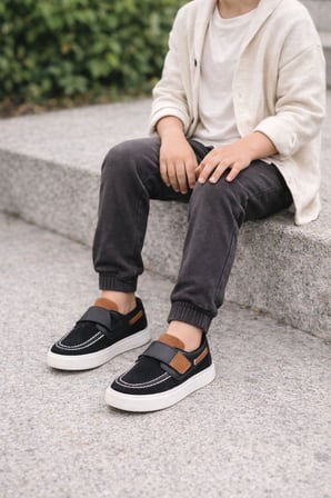 Muggo RABİDS Cırtlı Desenli Günlük Çocuk Sneaker Spor Ayakkabı