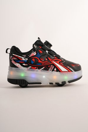 Muggo PATO Çocuk Işıklı Patenli Tekerlekli Sneaker Spor Ayakkabı