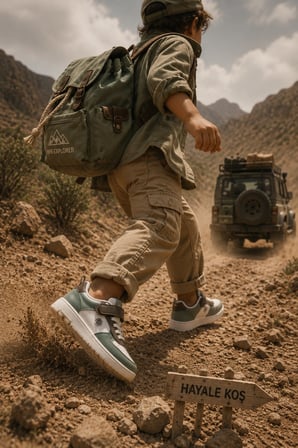 Muggo SNYDER Cırtlı ve Bağcıklı Günlük Çocuk Sneaker Spor Ayakkabı