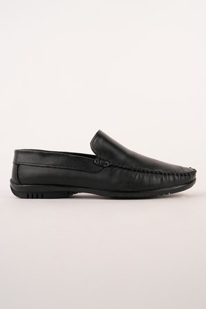 Muggo WİLLS Hakiki Deri Bağcıksız Erkek Günlük Klasik Loafer Ayakkabı