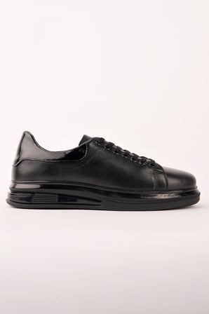 Muggo HUDSON Hakiki Deri Erkek Kalın Taban Bağcıklı Günlük Casual Sneaker