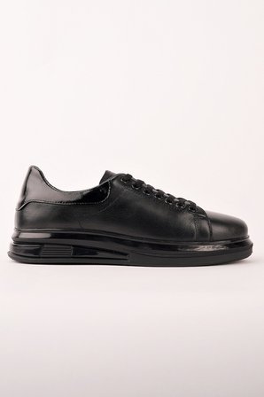 Muggo HUDSON Hakiki Deri Erkek Kalın Taban Bağcıklı Günlük Casual Sneaker