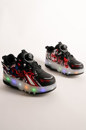 Muggo PATO Çocuk Işıklı Patenli Tekerlekli Sneaker Spor Ayakkabı