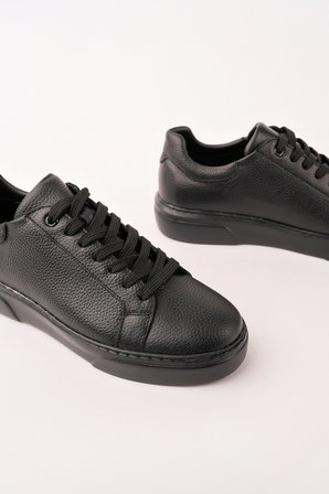 Muggo GAGE Hakiki Deri Bağcıklı Erkek Günlük Sneaker Spor Ayakkabı
