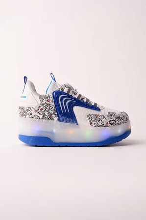 Muggo FLOW Çocuk Işıklı Patenli Tekerlekli Sneaker Spor Ayakkabı