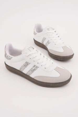 Muggo SPARKLY Kadın Sim Detaylı Günlük Sneaker Spor Ayakkabı