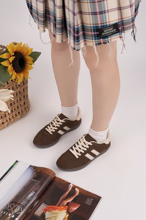 Muggo GORDON Unisex Ortopedik Günlük Garantili Bağcıklı Yürüyüş Koşu Sneaker Spor Ayakkabı