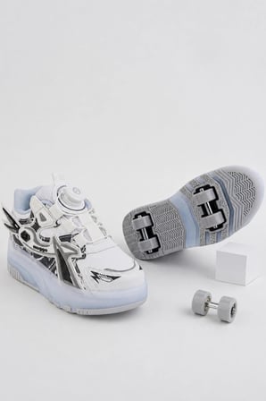 Muggo PATO Çocuk Işıklı Patenli Tekerlekli Sneaker Spor Ayakkabı