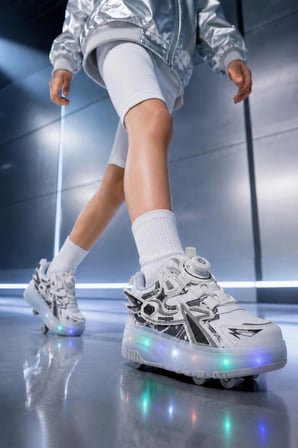 Muggo PATO Çocuk Işıklı Patenli Tekerlekli Sneaker Spor Ayakkabı