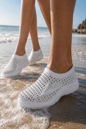 Muggo WAVE Unısex Delikli Kaymaz Taban Deniz Havuz Plaj Ayakkabısı