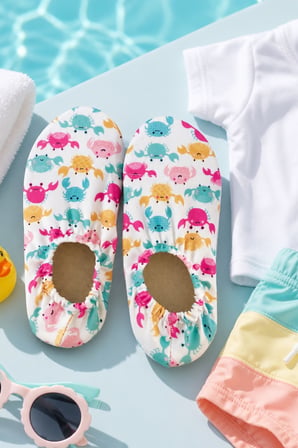 Muggo BABY Kaymaz Tabanlı Unisex Bebek Çocuk Deniz Ayakkabısı ve Havuz Patiği