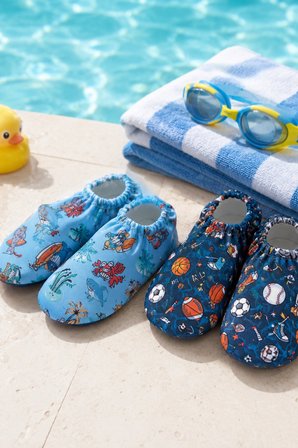 Muggo BABY Kaymaz Tabanlı Unisex Bebek Çocuk Deniz Ayakkabısı ve Havuz Patiği