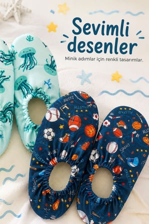 Muggo BABY Kaymaz Tabanlı Unisex Bebek Çocuk Deniz Ayakkabısı ve Havuz Patiği