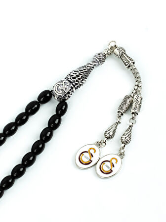 Galatasaray Oniks Arpa Doğal Taş Tesbih HTG2502