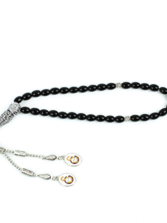 Galatasaray Oniks Arpa Doğal Taş Tesbih HTG2502