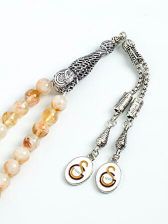 Galatasaray Sitrin Doğal Taş Tesbih HTG2507