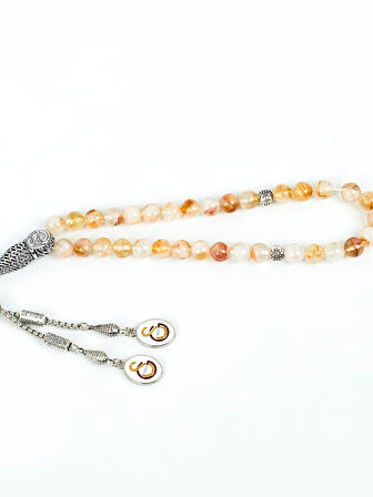 Galatasaray Sitrin Doğal Taş Tesbih HTG2507