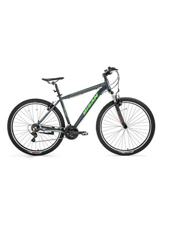 Bisan Atlas 26 V Fren 21 Vites 26 Jant Dağ Bisikleti Gri Yeşil 17 Kadro