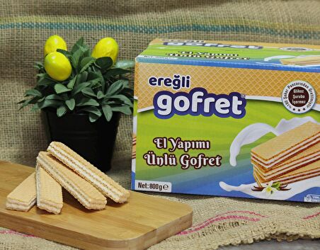 Ereğli Gofret Sade 800GR (EL YAPIMI)