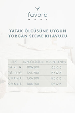 Doğal Tek Kişilik Yün İçerikli Yorgan 155 x 215 - Beyaz