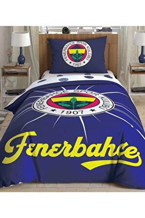 Taç Lisanslı Fenerbahçe Light Glow Tek kişilik Nevresim Takımı