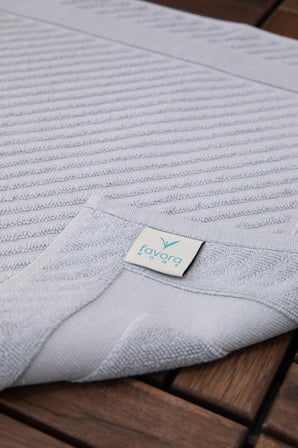 Leoline %100 Pamuk Premium Ayak Havlusu - Gri