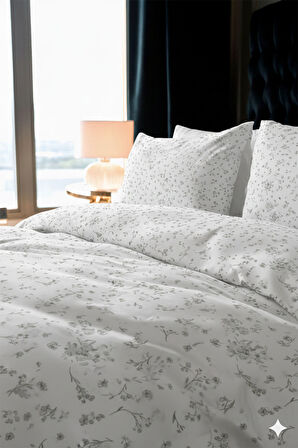 Favora Lumbeck Çift kişilik %100 Pamuk Nevresim Takımı - Haki