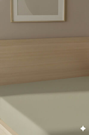 %100 Pamuk Ranforce Premium Tek Kişilik Lastikli Çarşaf - Vizon