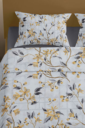 Favora Calido Çift kişilik %100 Pamuk Nevresim Takımı - Gold