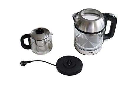 Fakir Ceremony Işıklı 1800 W Cam 2 lt Elektrikli Çay Makinesi 