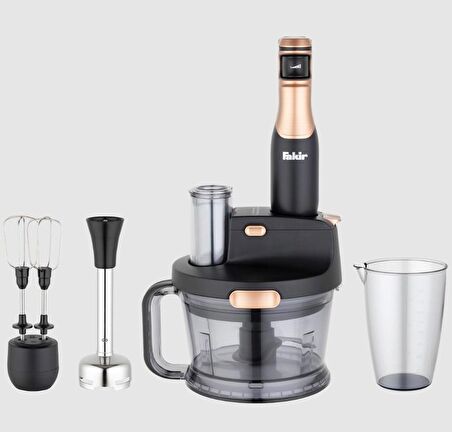 Fakir Speed Quadro Black&Copper Blender Seti