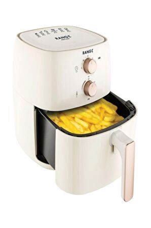 Range 5.4 lt Yağsız Airfryer Krem