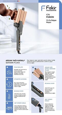 Fakir Ion Fusion 3'lü Su Dalgası Maşası