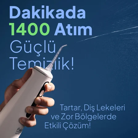Probiwash Ağız Duşu Taşınabilir,şarjlı Diş Teli-ortodonti Ağız Duşu 6 Farklı Başlık