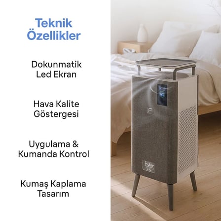 F-AIR HAVA TEMİZLEYİCİ - GRİ