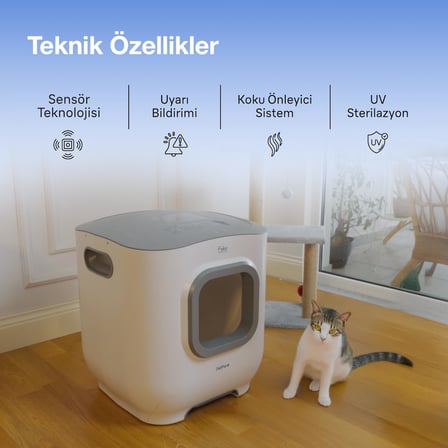 Petpard Clb-01 Otomatik Kedi Tuvaleti