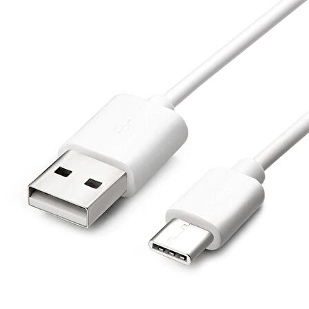 Ayt Type-C Usb Şarj ve Data Kablosu Beyaz 1 Metre