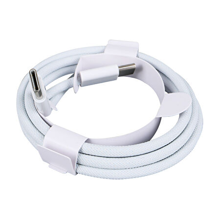 Ayt Weko WK-26525 Beyaz iPhone 15 Type-C To Type C Şarj Kablosu