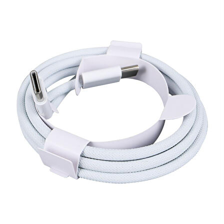 Ayt Weko WK-26525 Beyaz iPhone 15 Type-C To Type C Şarj Kablosu