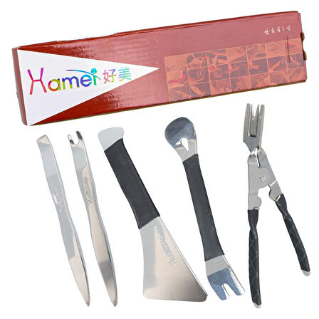 Ayt Carstar Hm-598pro Ara Oto Kapı Kolu Çerçeve Sökme Seti Aparatı Torpido Sökme Parçası