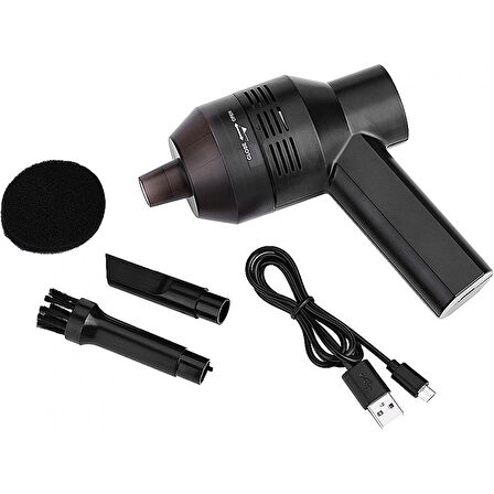 Ayt Sunup Çok Fonksiyonlu Usb li Mini Oto Süpürge Pratik Araç Süpürgesi