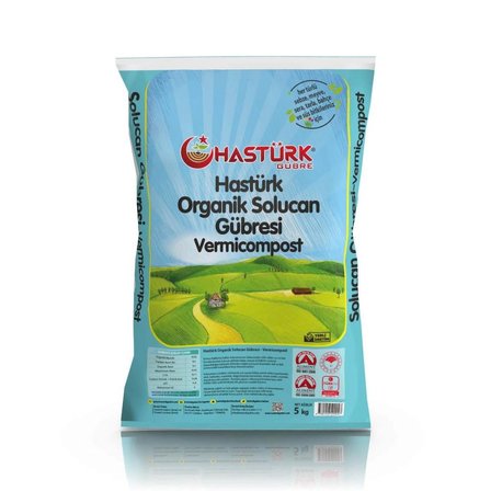 Hastürk Gübre Katı Solucan Gübresi 5 Kg