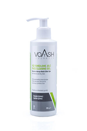Voyash Yüz Temizleme Jeli  Normal Ve Kuruya Dönük Cilt Tipleri 200 ML