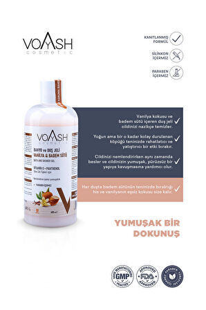 Voyash Banyo ve Duş Jeli Vanilya & BademSütü 400 ml