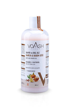 Voyash Banyo ve Duş Jeli Vanilya & BademSütü 400 ml