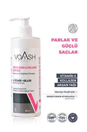 Voyash Onarıcı Bakım & Parlaklık Şampuanı 400 ml