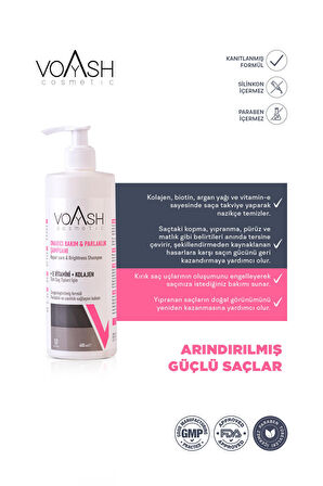 Voyash Onarıcı Bakım & Parlaklık Şampuanı 400 ml