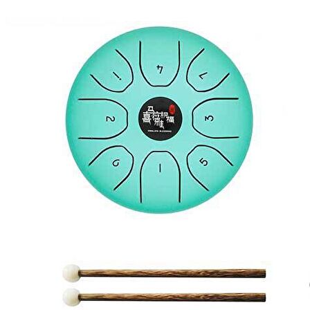 Himalaya Blessing 14cm Steel Tongue Drum BQ55MCY